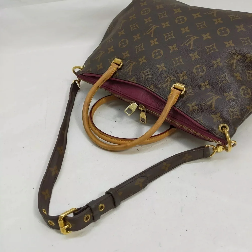 Louis Vuitton LV Hand Bag Pallas Brown Monogram